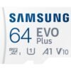 Samsung EVO Plus 64GB microSDXC UHS-I U1 130MB/s Full HD & 4K UHD Memory Card with Adapter