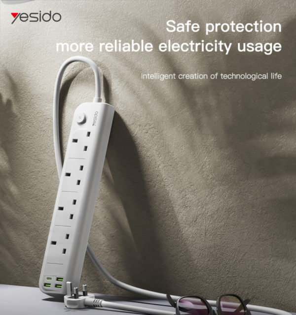 MC21 Yesido 8 in 1 Safe protection 3.5A high-power output Fast charging USB port 2M Length Charging Hub