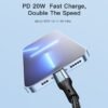 IP8G2790_2 Yesido CA96 3A 60W USB-C / Type-C to USB-C / Type-C Fast Charging Cable, Length: 1.2m