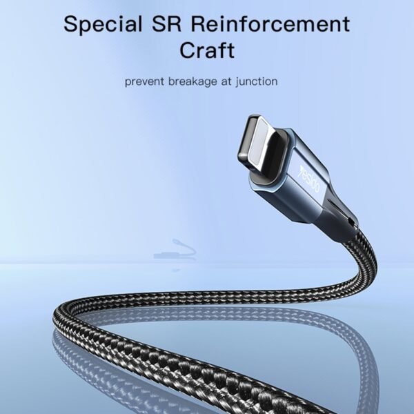 IP8G2790_4 Yesido CA96 3A 60W USB-C / Type-C to USB-C / Type-C Fast Charging Cable, Length: 1.2m