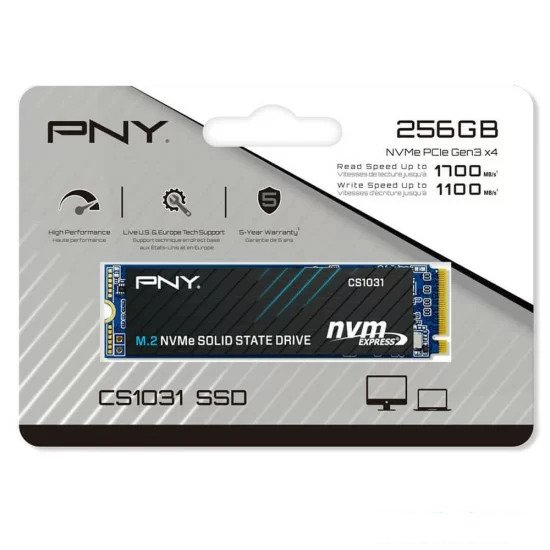 PNY 256GB 25CS1031 M.2 2280 NVMe Gen3x4 SSD