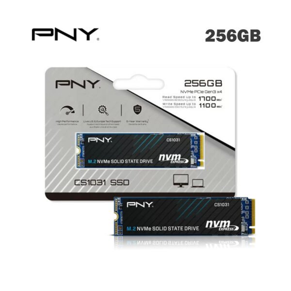 PNY 256GB 25CS1031 M.2 2280 NVMe Gen3x4 SSD