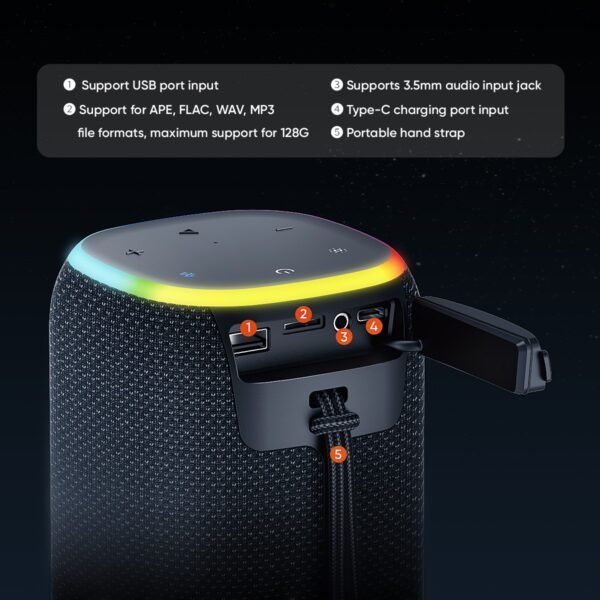 1721384096756475 VIDVIE SP927 60W Portable RGB Light Wireless Speaker