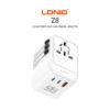 jkljkljkl 3 USB Ports 45W GaN Travel Adapter Z8