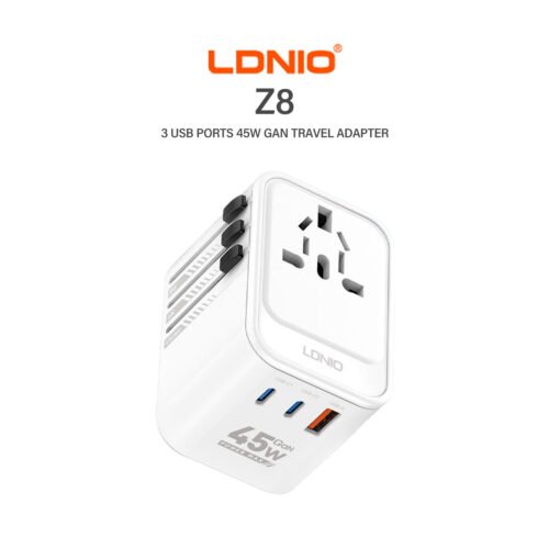 3 USB Ports 45W GaN Travel Adapter Z8